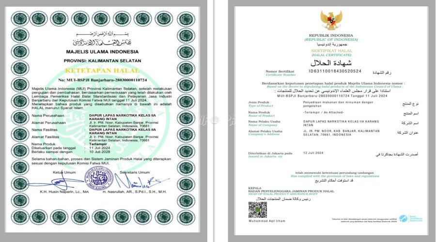 Sertifikat Halal MUI